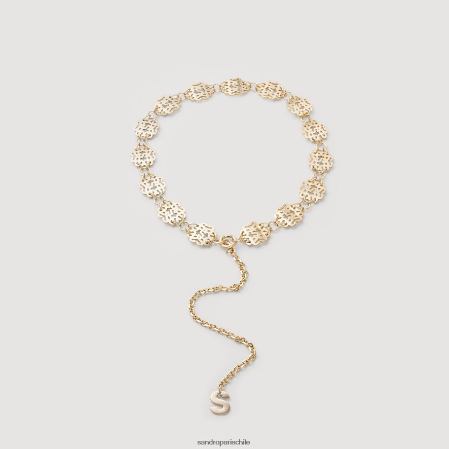 Sandro Paris cinturón de cadena oro mujer accesorios JJ402J503